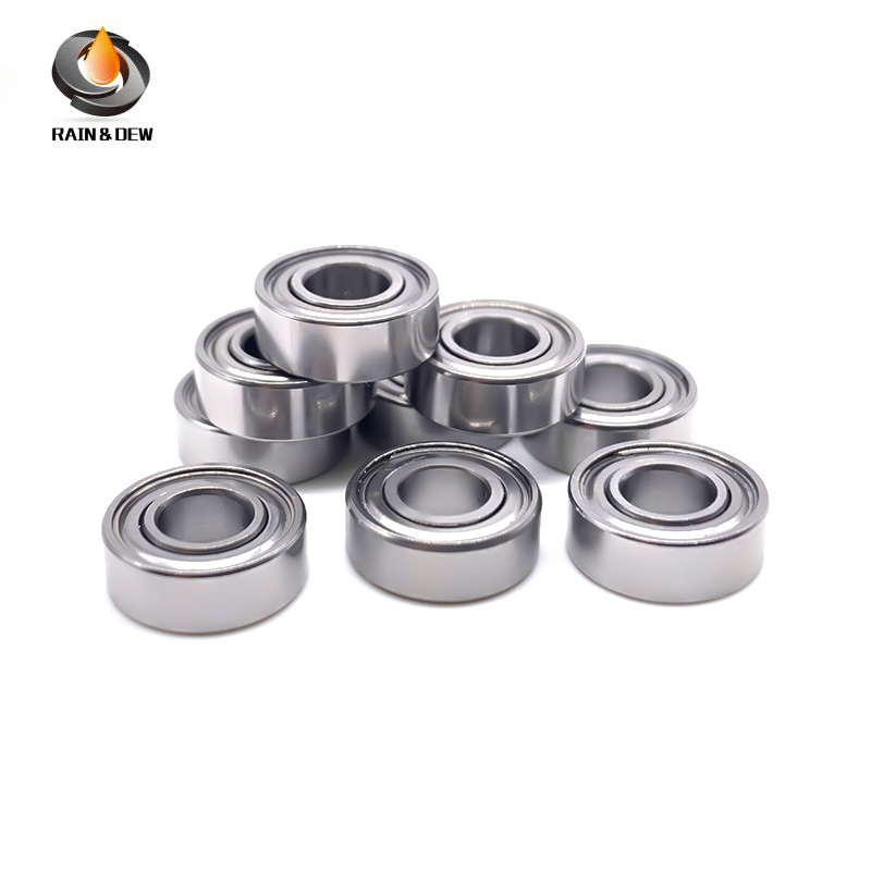 10Pcs MR128ZZ Ball Bearing 8x12x3.5 mm ABEC-7 Miniature Metric Chrome Steel L-1280ZZ W678ZZA